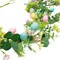 6Ft Easter Garland Easter Egg Decorations Spring Flower Garland for Mantle Easter Gifts Home Party Decor Wall Window Table